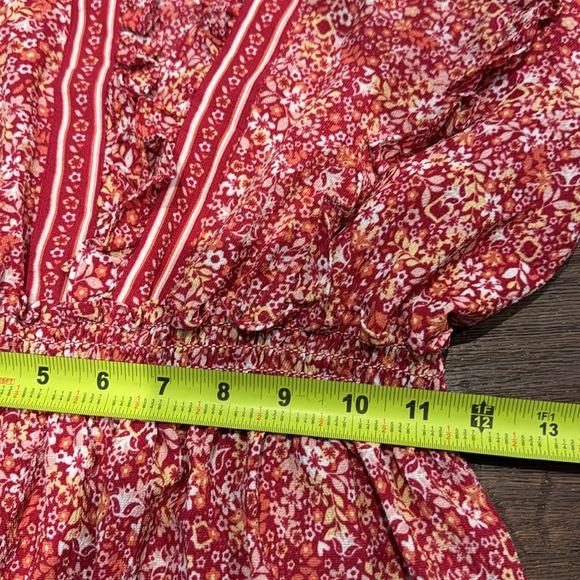 Max Studio NWT Maxi Ruffle Floral Dress, size Small in Polyester/Spandex blend. - Picture 10 of 12